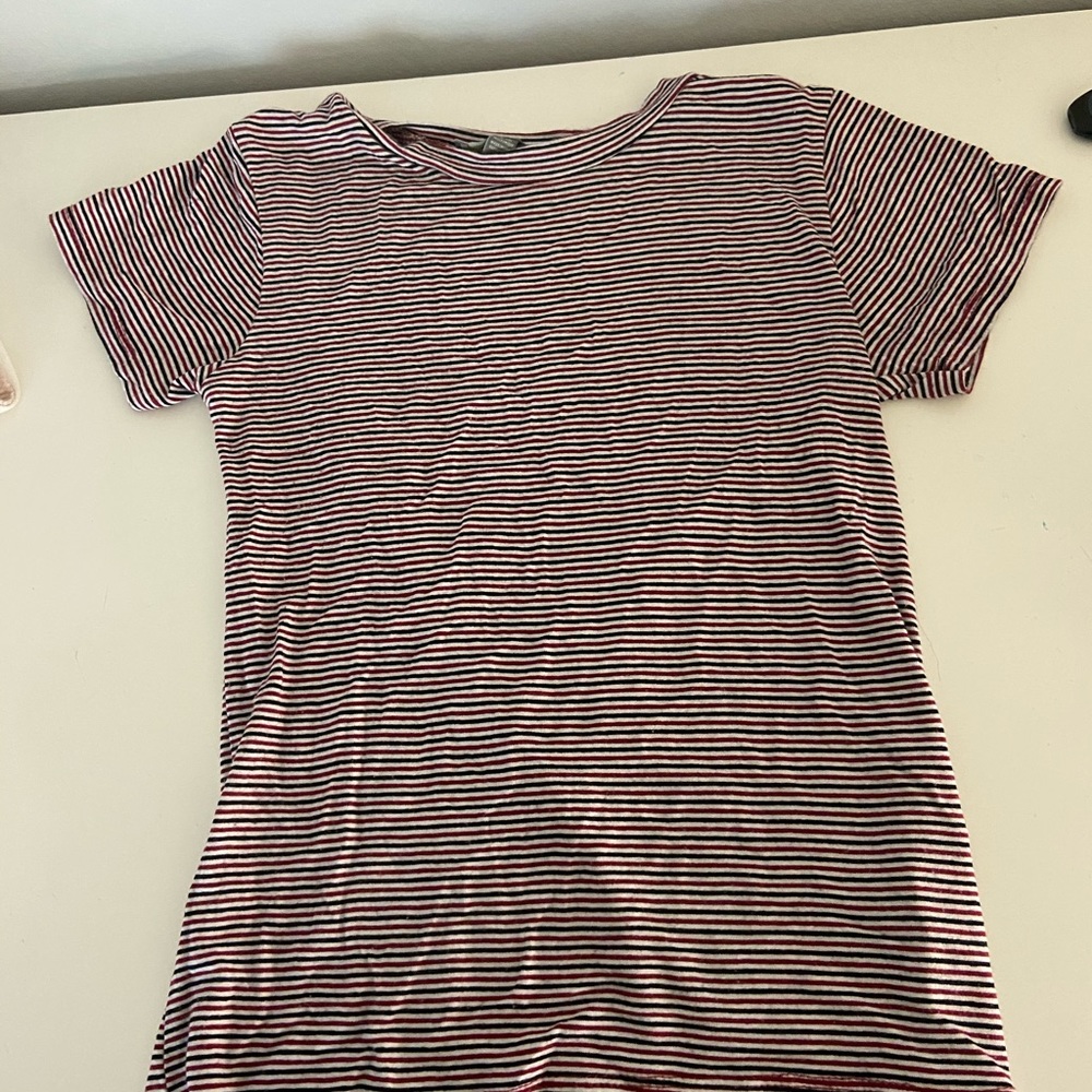 striped american eagle shirt